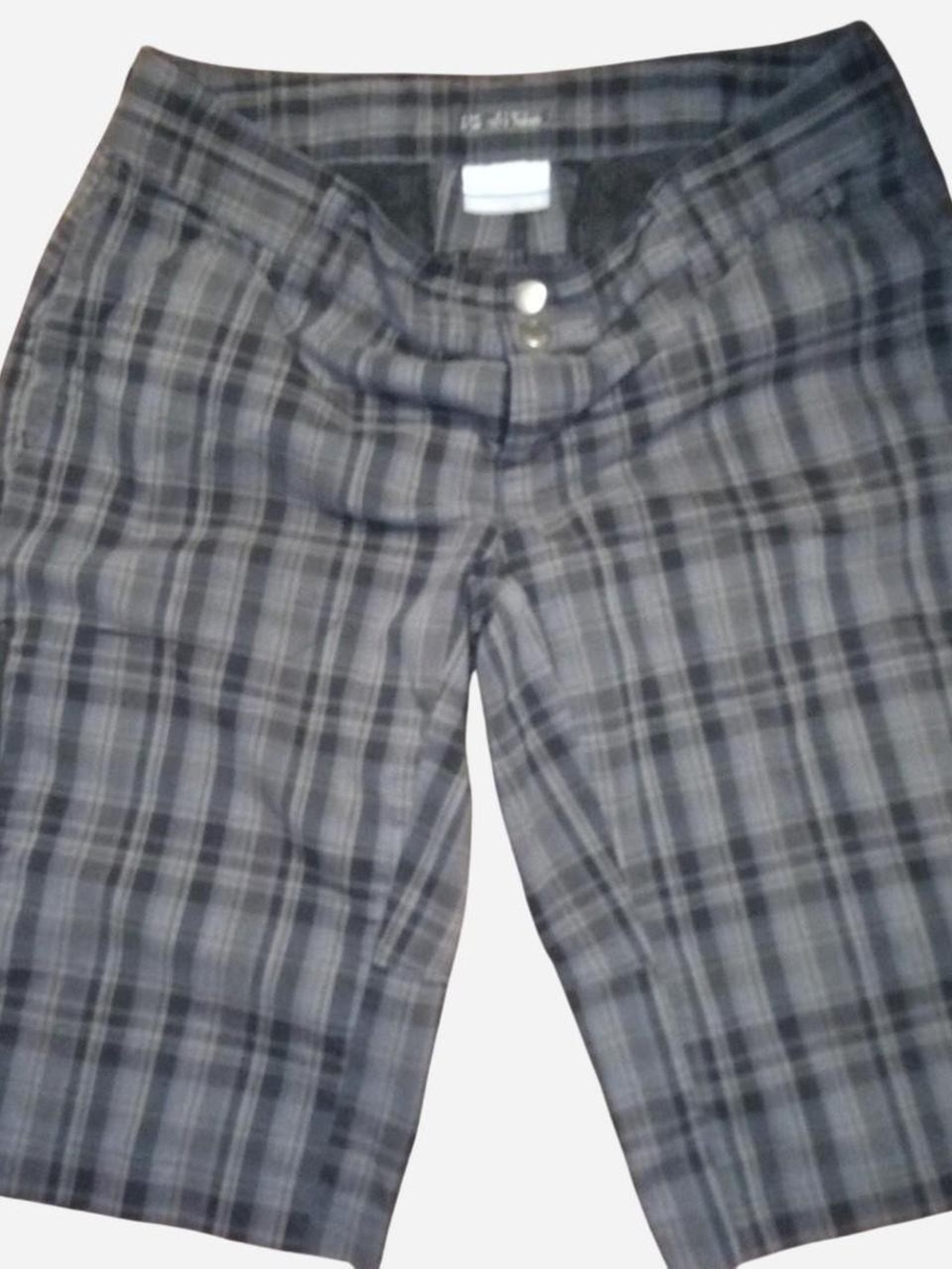 Columbia Gray Plaid Outdoor Shorts